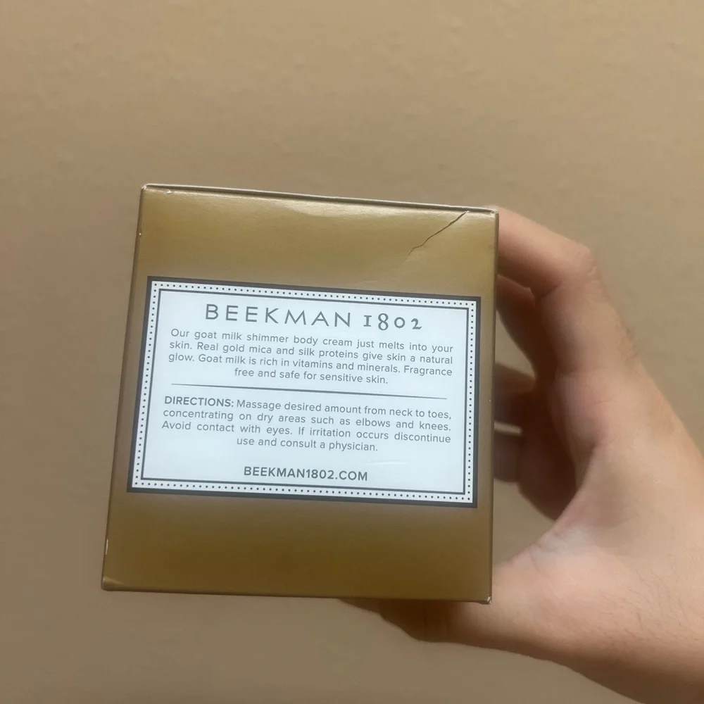 Beekman 1802 Pot of Gold Goat Milk Shimmer Body Cream - 8 fl. oz.